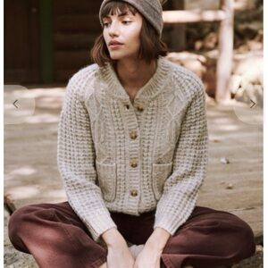 The Great Shrunken Cable Cardigan